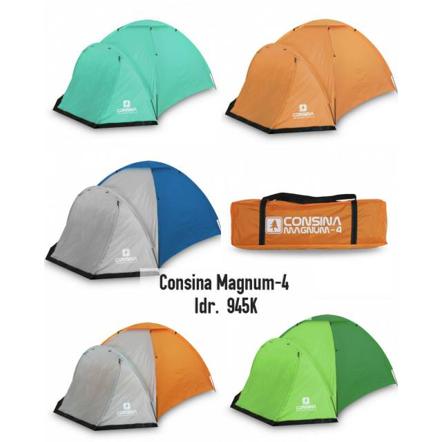 Tenda dome doom camping consina magnum 4