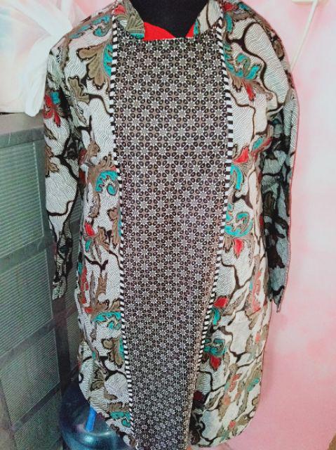 Tunik Sekar Wangi Batik Wanita Modern Premium Motif Warna Katun Rit Belakang Cewek