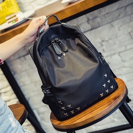 Satu7an T243 Tas Ransel Wanita Fashion Style Tas Punggung Cewek Sekolah Kuliah Women Backpack Nilon + Polyester