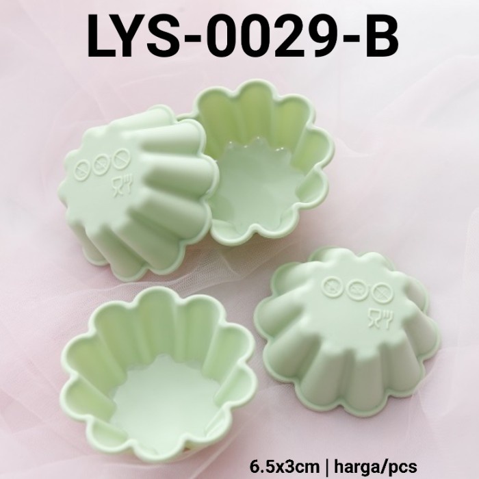 

GR-LYS-0029 CUP SILIKON PARTISI BENTO CUPCAKE CASE BUNGA ULIR HATI BERKUALITAS