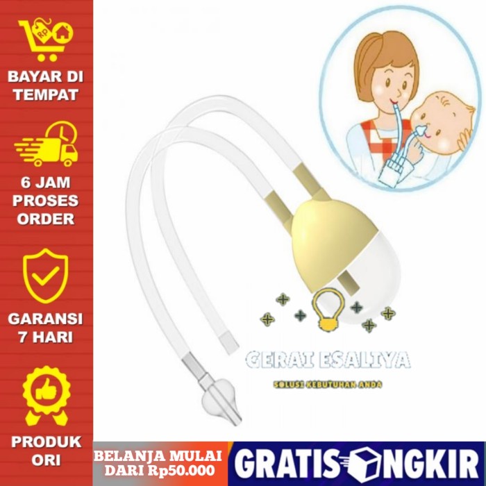 Pembersih Hidung Bayi Mampet Ingusan Nose Cleaner Vacuum