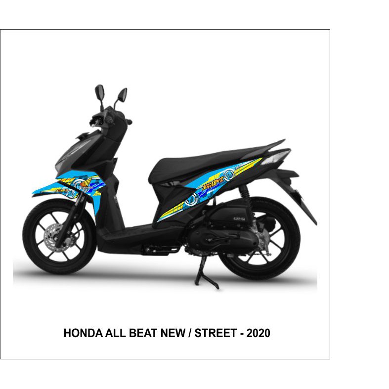 Striping Stiker variasi Motor Honda BEAT NEW - STREET 2020 ICON THAILOOK 09