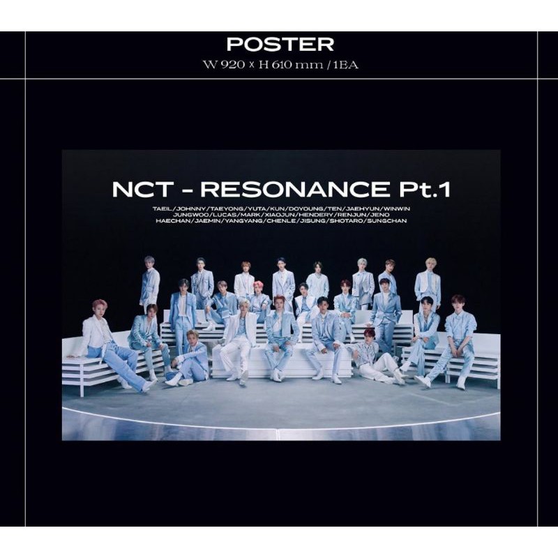Official Poster NCT 2020 RESONANCE KIHNO VERSION