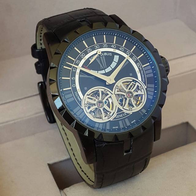Jam Tangan Pria Roger.r Dubuis.s Double Tourbillon