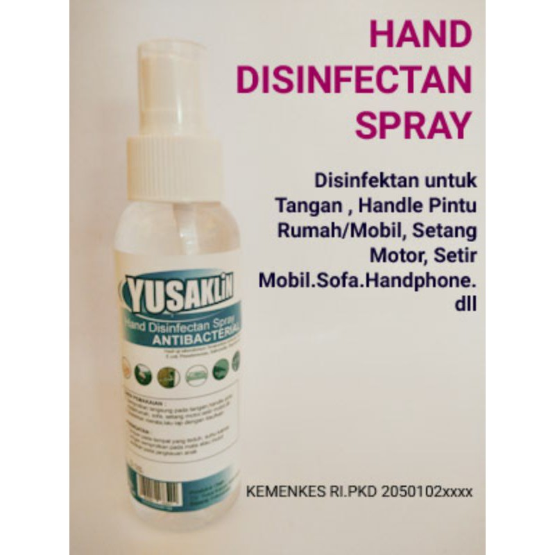 DISINFEKTAN SPRAY