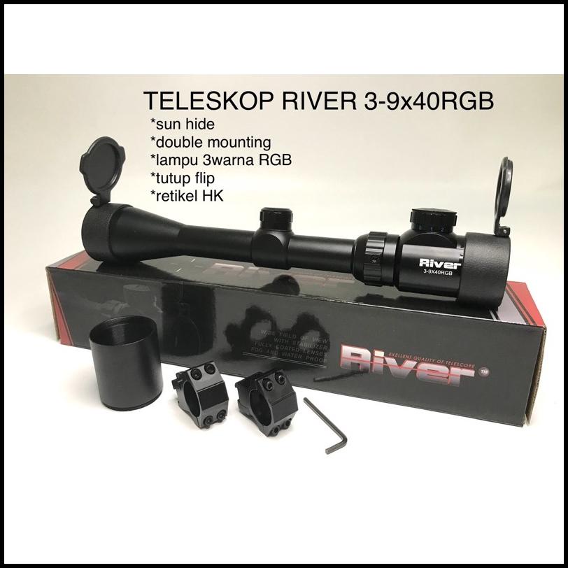 Hot Price Teleskop Telescope  River 3-9X40Rgb Sun Hide