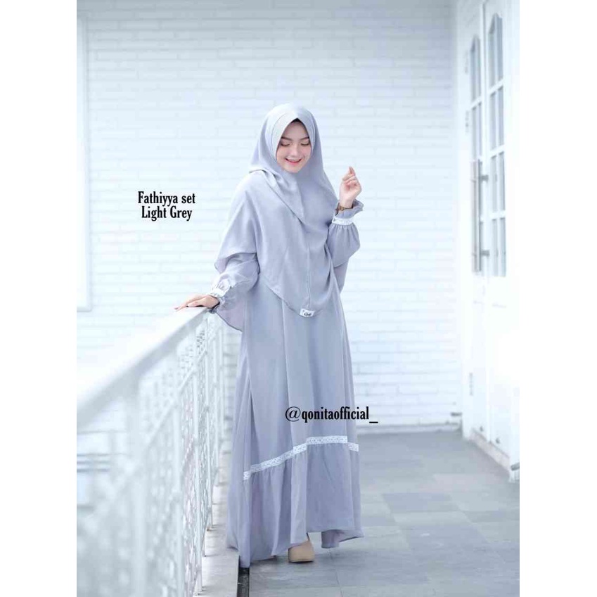 Gamis set Fathiyya by Queenita