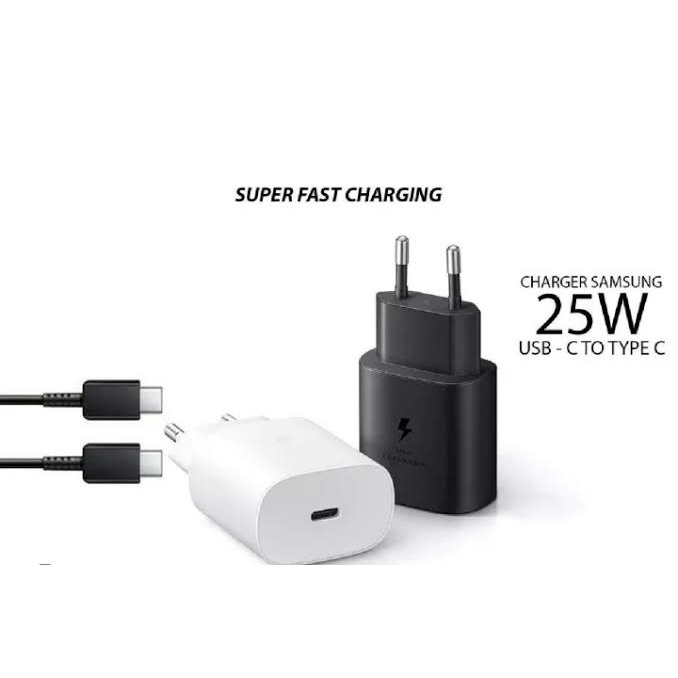 ( 25 - 45 W ) Travel Adapter Cable Data USB C To Type C Samsung Galaxy Note 20 20 Ultra 10 10+ 8 9 S22 S21 S20 S8 S9 S10 Plus Ultra A53 A52 A73 A72 A33 A32 M53 M52 M62 M51 M33 M32 TC Travel Charger Adaptor Super Fast Charging 25W 45W Watt 5V 5 Volt ORI FE