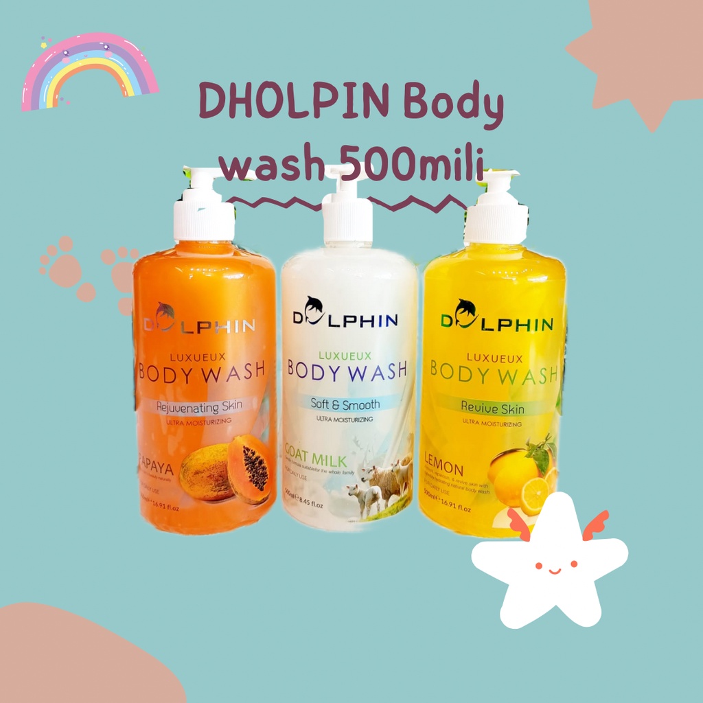 DOLPHIN BODY WASH 500mili