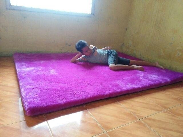 Karpet Bulu Termurah Ukuran 200x150 Tebal Keseluruhan 6.5cm