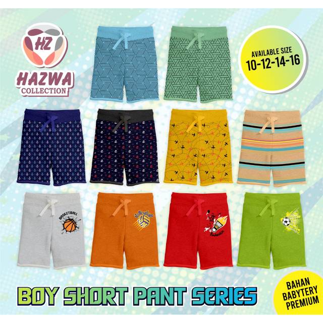  Celana  pendek anak  cowok  junior Hazwa 10 16y Shopee 