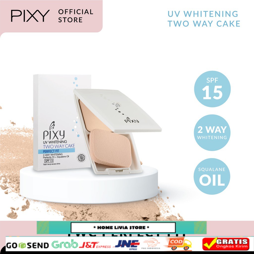 PIxy Perfect Fit Bedak Two Way Cake 05 Natural White