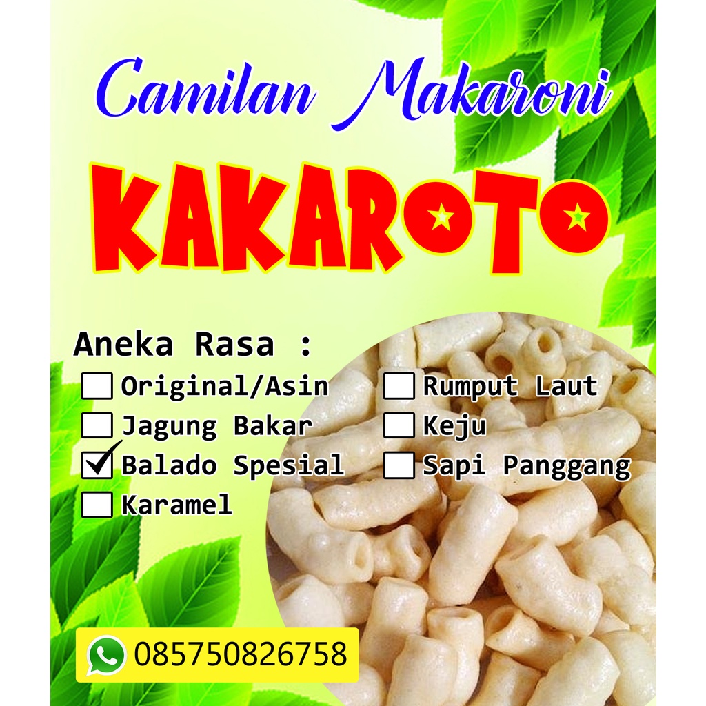 

Snack Makaroni Goreng Aneka Varian Rasa | Balado Spesial
