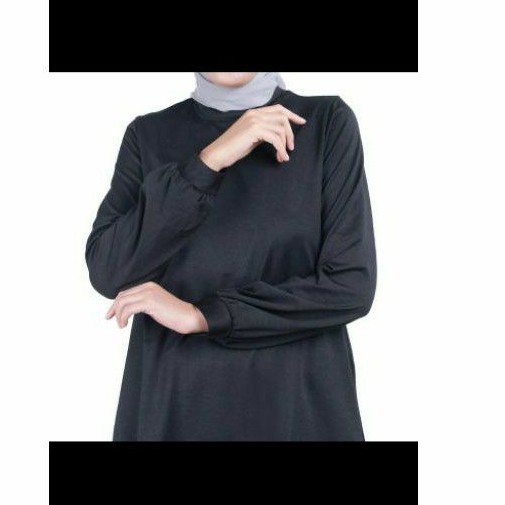 Zoya zeva tunic tunik baju atasan wanita perempuan muslim navy size L
