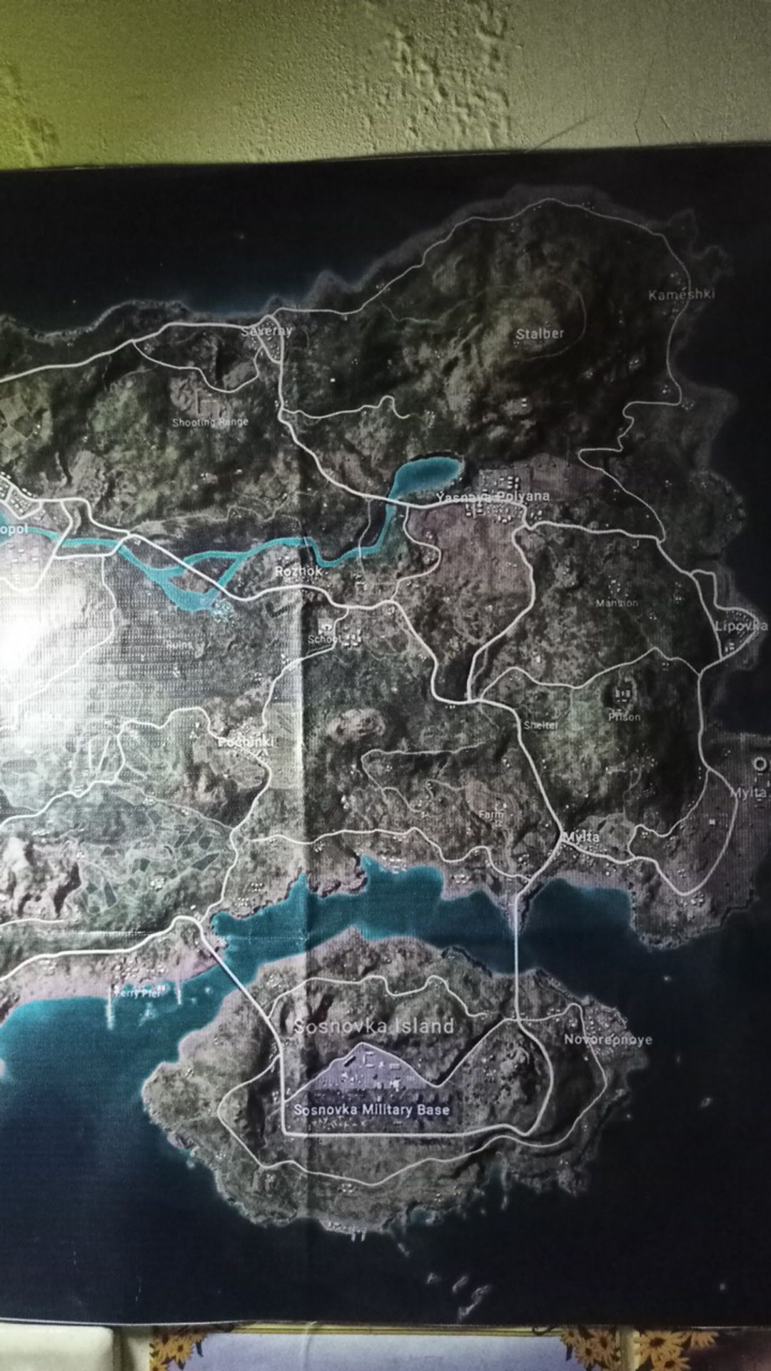 Map PUBG Mobile Erangel Miramar Sanhok Vikendi By Babinsagaming Peta PUBGM 50cm Shopee Indonesia