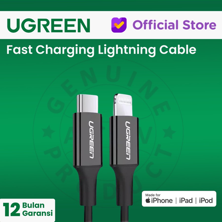 UGREEN Kabel USB-C to Lightning (Fast-Charging) - US171