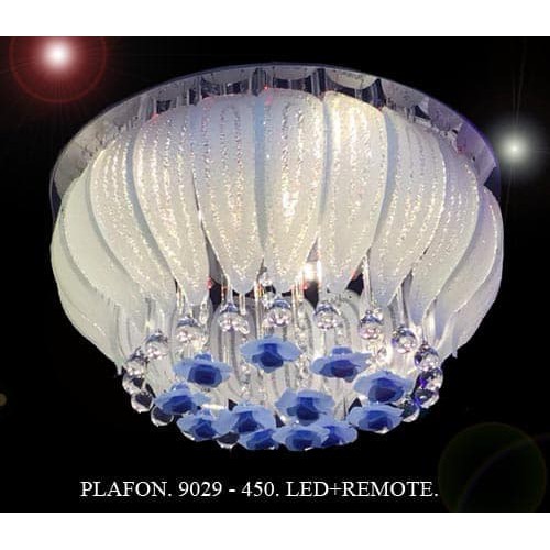 Lampu plafon led kristal lampu hias lampu kristal 9029