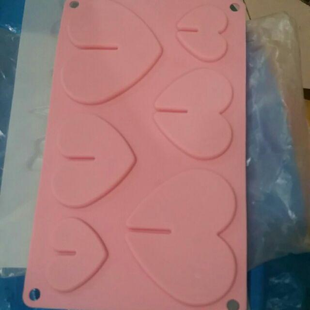 Cetakan Silikon Coklat Love Sheet I