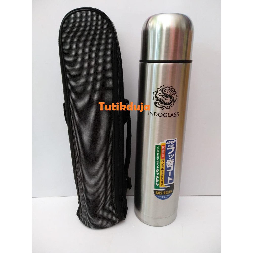 TERMOS KAPSUL STAINLESS STEEL 1L / 500 ML FREE SARUNG /VACUUM FLASK 1000 ML /500 ML