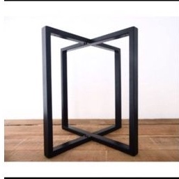 kaki meja besi bulat