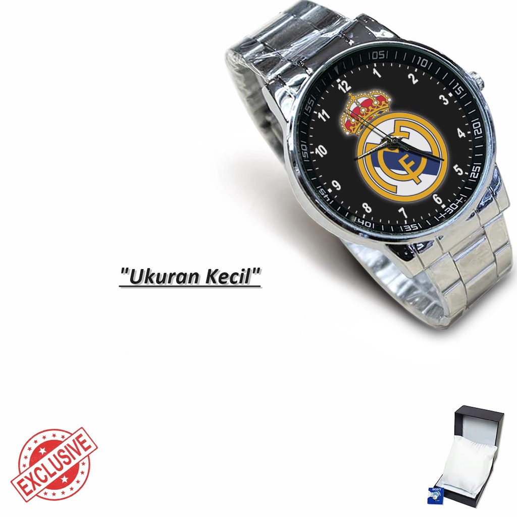 Jam Tangan Rantai Couple REAL MADRID FC - 2 (Special)