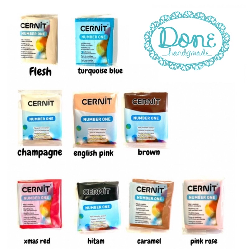 cernit soft polymer clay modelling clay bahan kerajinan tangan earings clay rings perhiasan polymer clay murah clay anting