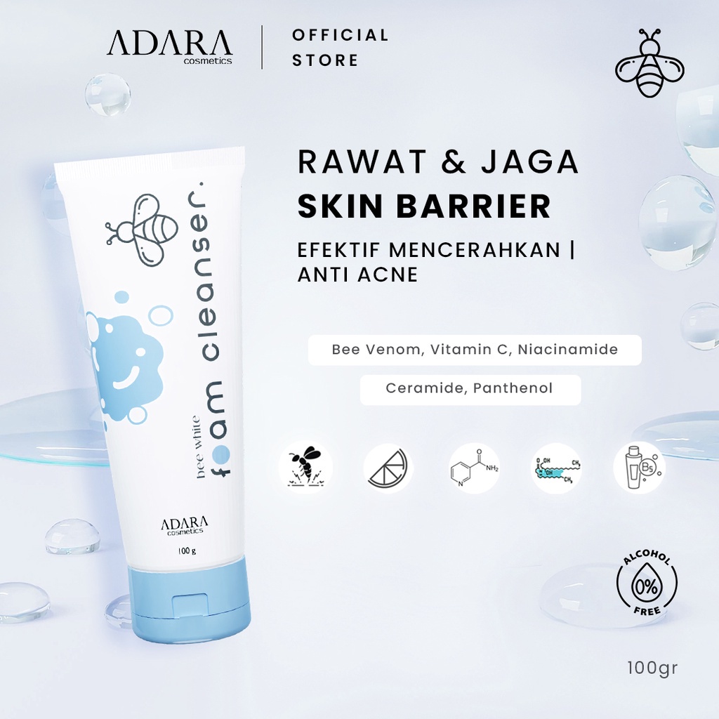 ADARA Bee White Foam Cleanser