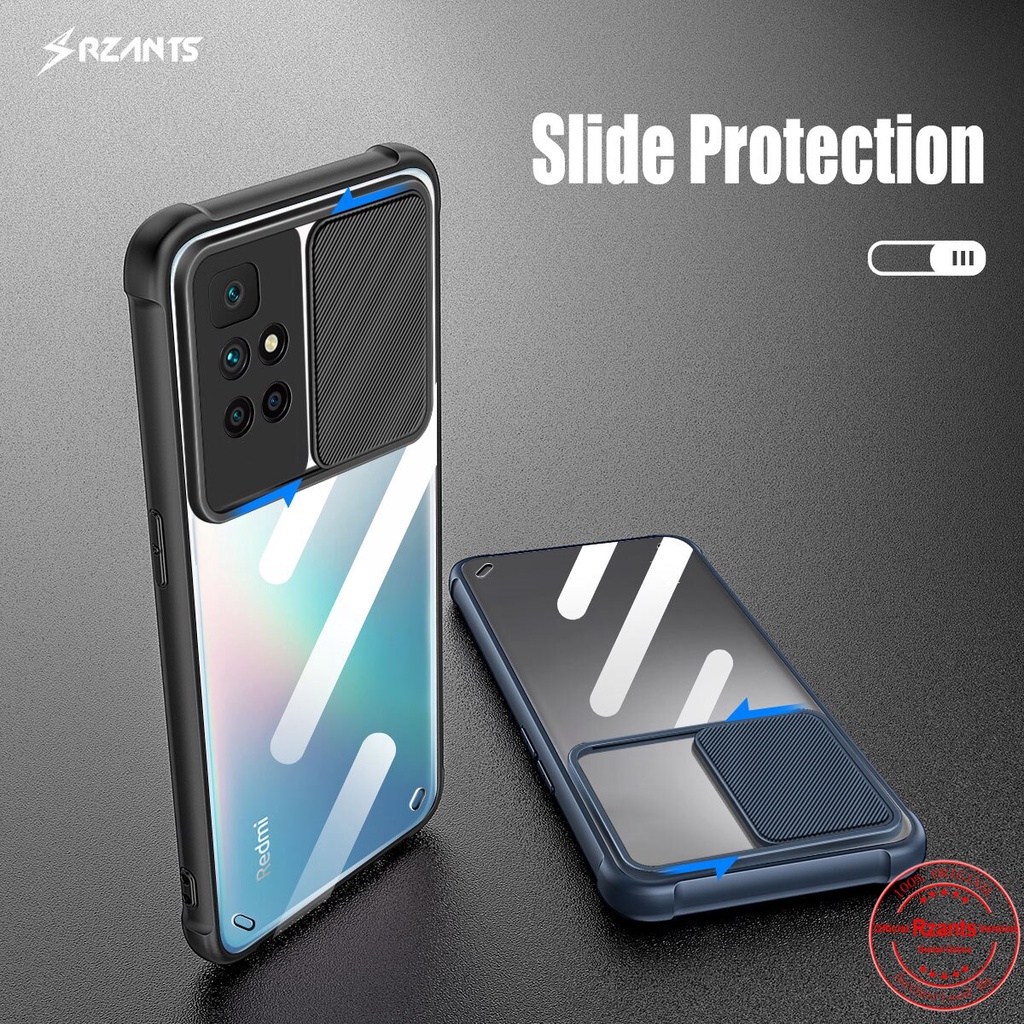 Case XIAOMI REDMI 10 Armor Sliding Transparent Protection Camera Premium Casing