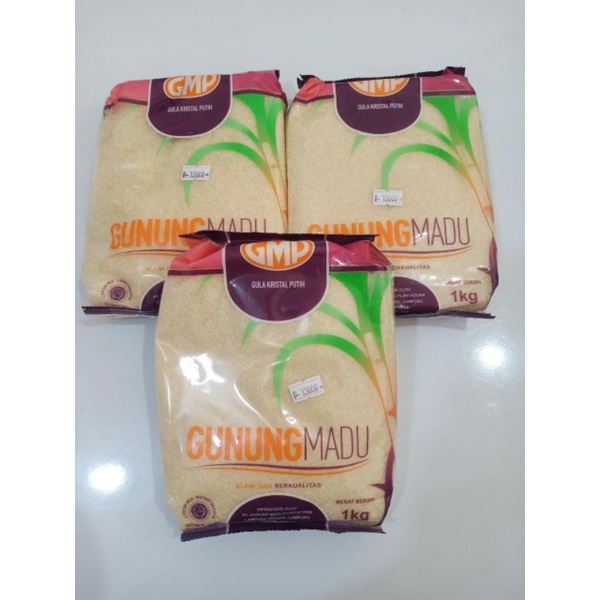 

GMP Gula Kristal Putih / Gunung Madu / 1kg(PENGIRIMAN CARGO)