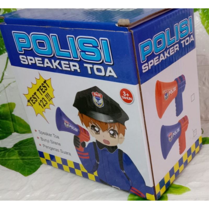 Mainan Toa GG007 Polisi-Pemadam Speaker Toa Usia 3 Tahun?Speaker Toa polisi-Pemadam kebarakaran