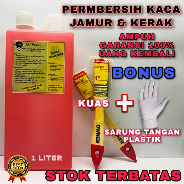 Jual Cairan Pembersih Jamur Kaca Liter Mr Poank Shopee Indonesia