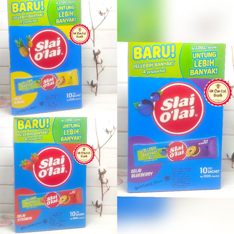 

Slai Olai KEMASAN BARU 32gram (1 box isi 10)