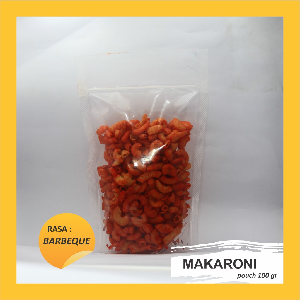 makanan ringan /makaroni/pouch 100 gram