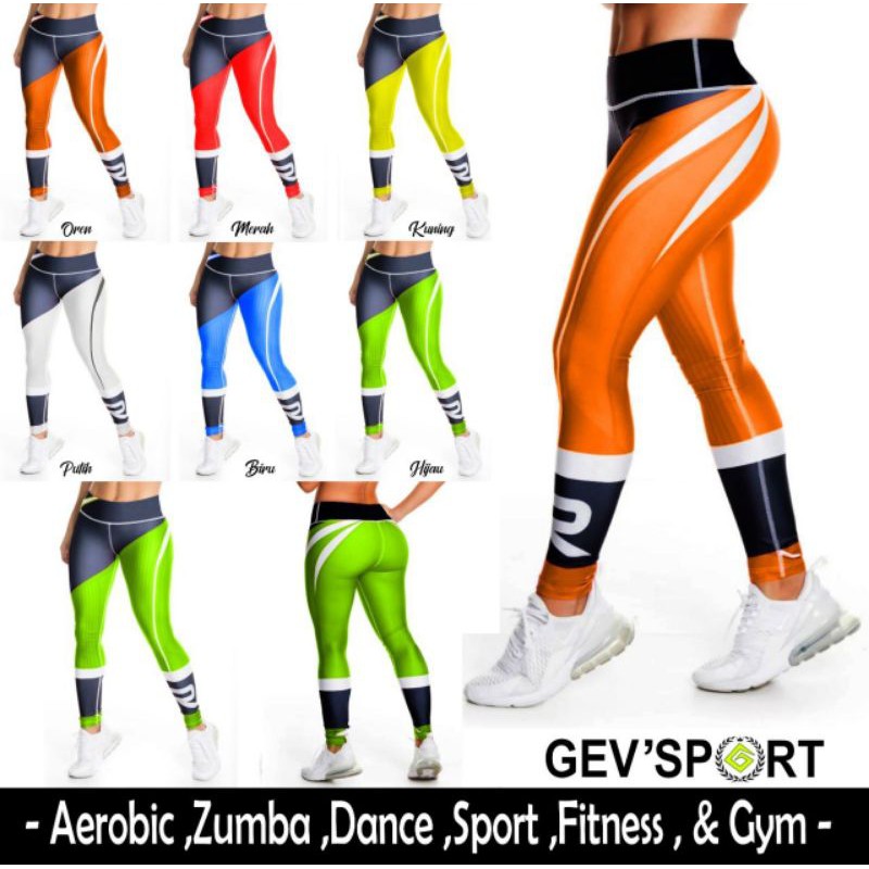 Baju senam / aerobic / zumba / legging rok / gevsportwear