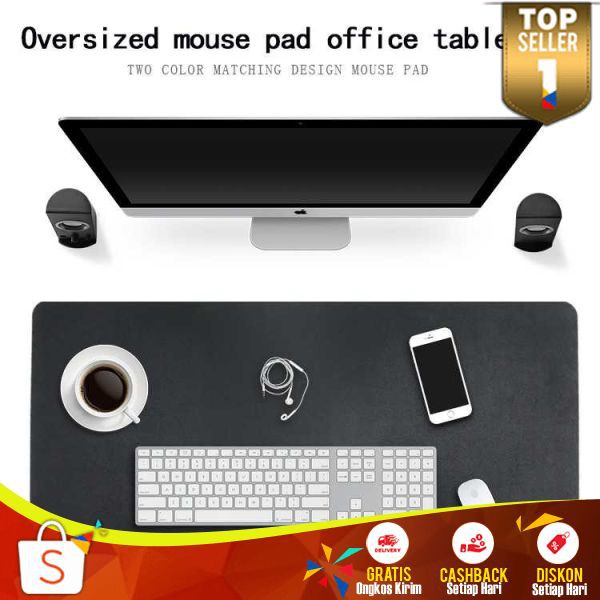 Office Mouse Pad Desk Mat Bahan Kulit GN 13 Mousepad Anti Slip Back Mose Ped Terbaru Mos Pad Murah