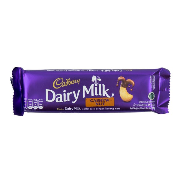 

CADBURY Cashew Nut Diary Milk Chocolate 65gr