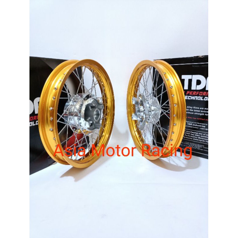 Paketan Velg TDR Ring 17 CB150 R New CBR150 New Cbr150 Facelift CB150 Old CBR 150 Old Tromol