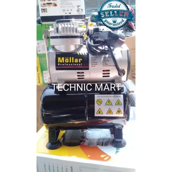 Mollar Mini Compressor - Airbrush Kompresor (Lakoni) Termurah