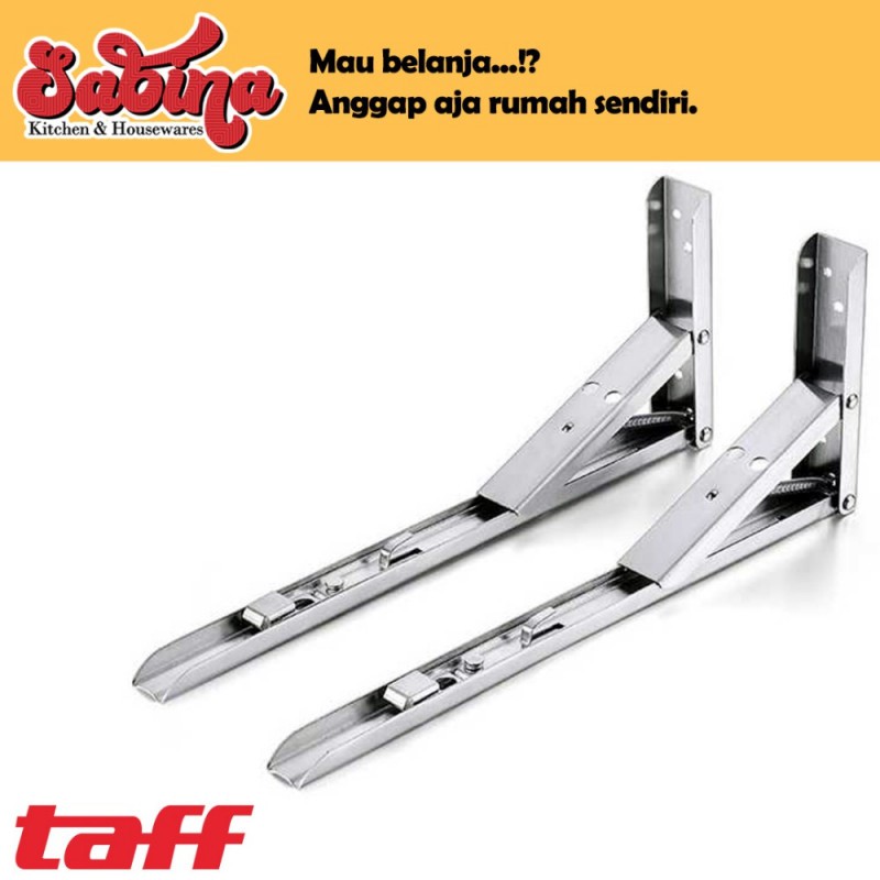 Taffware Bracket Engsel Stainless Max Load 65kg 14Inch 2PCS