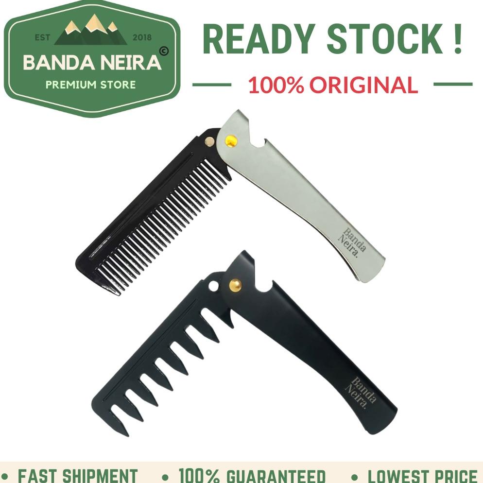 The Mason Steel Folding Comb / Sisir Lipat By Banda Neira Grooming