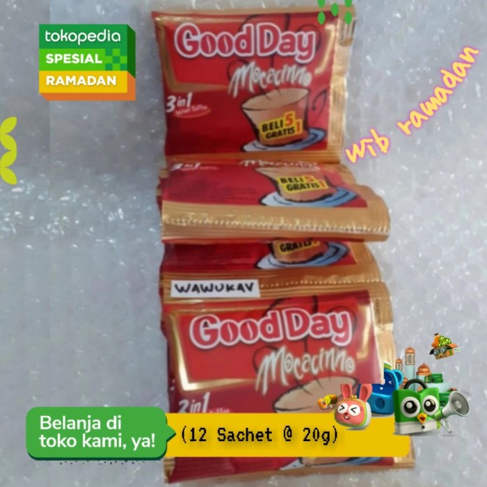 

MURAH Good Day Mocacinno (12 sachet @ 20g)