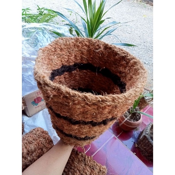 Pot Sabut kelapa D30/Pot sabut Kelapa/Pot Anggrek/Pot Serabut Kelapa/Media Tanaman Anggrek