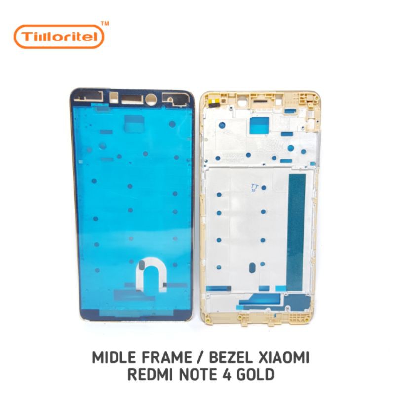 MIDLE FRAME / BEZEL TULANG TENGAH XIAOMI REDMI NOTE 4 (FLEXIBLE TS BAWAH)