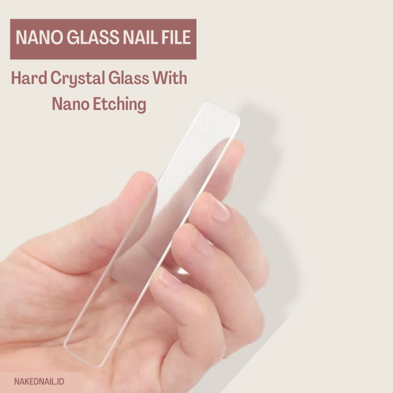 nano glass nail file buffer glass kikiran kaca nail art nail shiner mengkilapkan kuku nailart