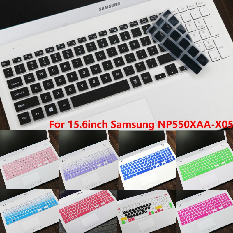 For 15.6inch Samsung NP550XAA-X05 Soft Ultra-thin Silicone Laptop Keyboard Cover Protector