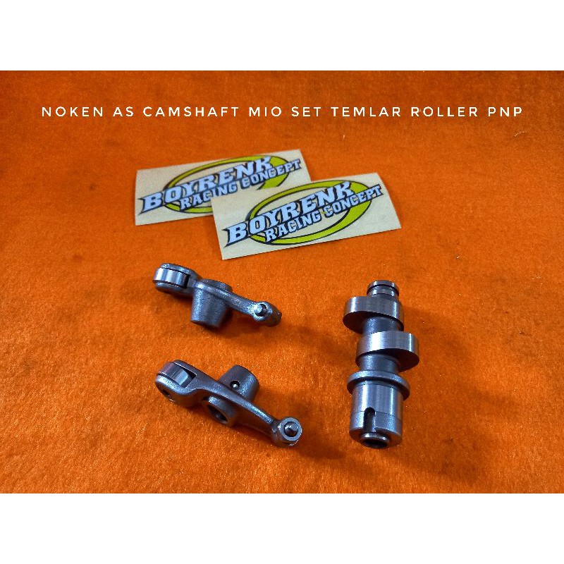 NOKEN AS CAMSHAFT MIO SET TEMLAR ROLLER PNP - BOYRENK RACING CONCEPT