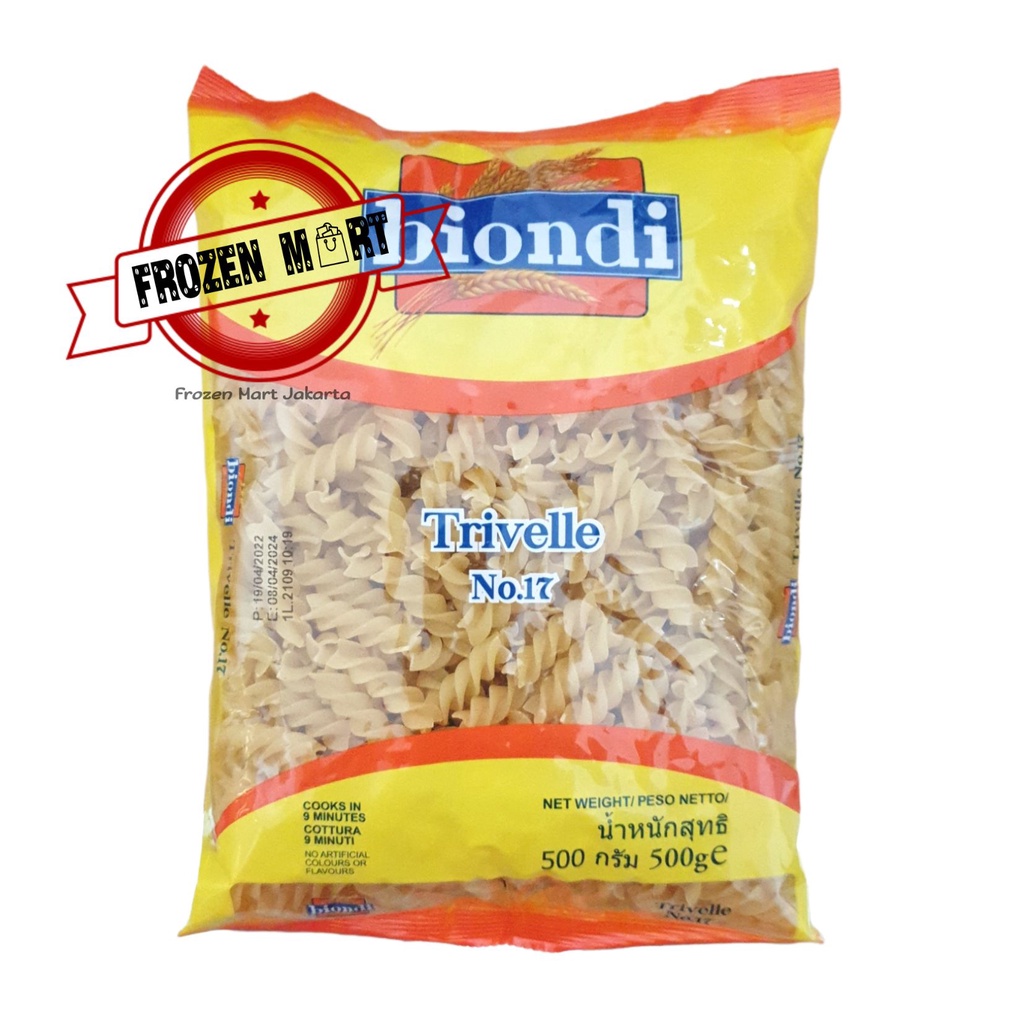 Pasta BIONDI Trivelle No.17 500gr