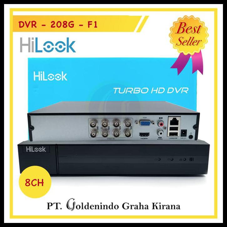 DVR HILOOK Hikvision 8CH / 8 CHANNEL 1080P DVR-208G-F1