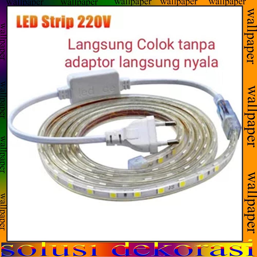 Lampu plafon / Lampu LED Strip 5730 Per Meter 220 V / Solusi Dekorasi