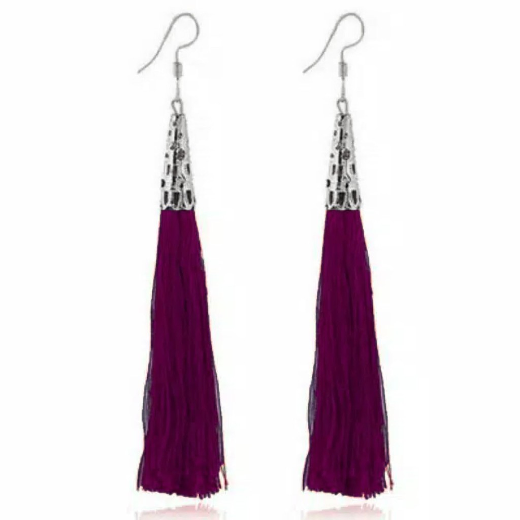 Anting Fashion Wanita Kekinian / Anting Hooks Tassel Panjang 152